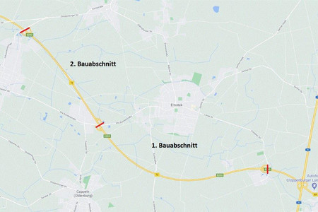 Fahrbahn-Sanierung der B 72 betrifft auch den ecopark