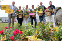 Rosen für Heimatverliebte blühen im ecopark-Kreisel