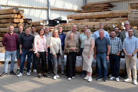 Holz Lohse begrt Nachbarschaft am ecopark-Unternehmerstammtisch