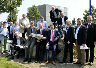 CDU-Politiker informieren sich
über Entwicklung im ecopark