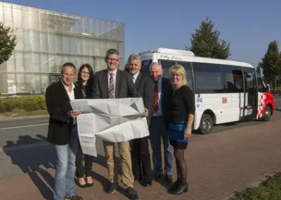 Neue Buslinien führen von Vechta
und Cloppenburg in den ecopark