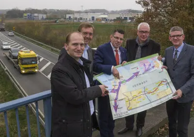 Kürzeste Verbindung zwischen
Niederlande und Hansalinie A 1