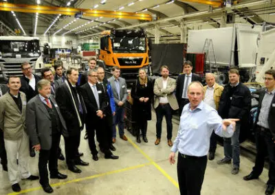 Logistiknetzwerk besichtigt
HS Fahrzeugbau im ecopark