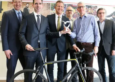 Hellmann Worldwide Logistics betreibt
Derby-Cycle-Lager im ecopark