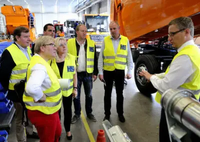 Beauftragte für den Mittelstand
besucht Unternehmen im ecopark