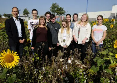 Neue Auszubildende im ecopark
lernen sich beim Frühstück kennen