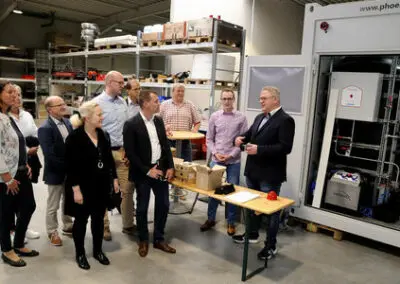 Phoenix Gastgeber beim Stammtisch
der Unternehmer im ecopark