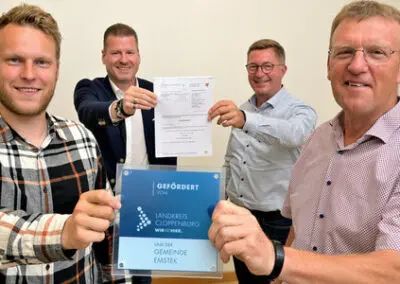 30.000 Euro Zuschuss
für Neubau im ecopark