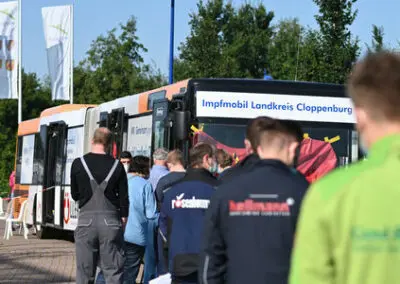 Großes Interesse an Impfaktion
des Landkreises im ecopark