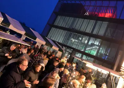 Beste Stimmung im ecopark beim Event „Advent einläuten“