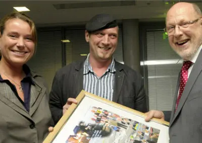 Jürgen Felbinger auch im Ruhestand
 kraftvoll und kreativ