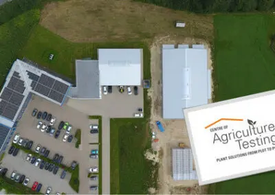 SGS wächst im ecopark zum
Centre of Agriculture Testing