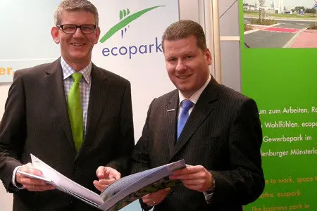 Gespräche auf der Messe Business Plus
über den ecopark