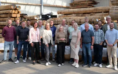 Holz Lohse begrüßt Nachbarschaft am ecopark-Unternehmerstammtisch