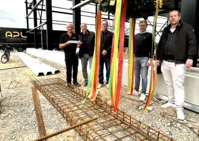 APL Schneidtechnik feiert Richtfest an der ecopark-Allee