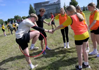 Aktivtag im ecopark mit Oberschule und Unternehmen