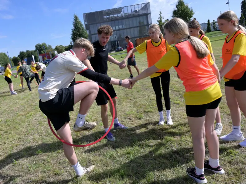 Aktivtag im ecopark mit Oberschule und Unternehmen